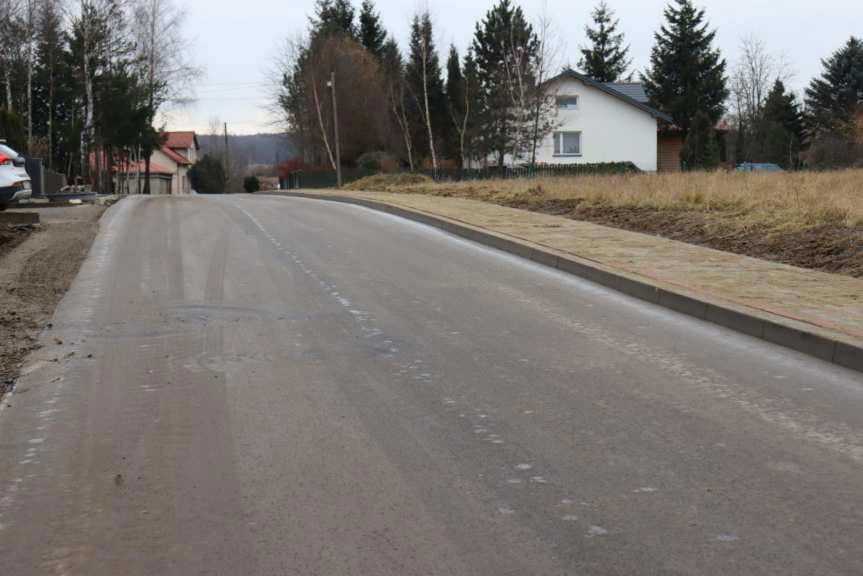 Przebudowana droga w Wolicy