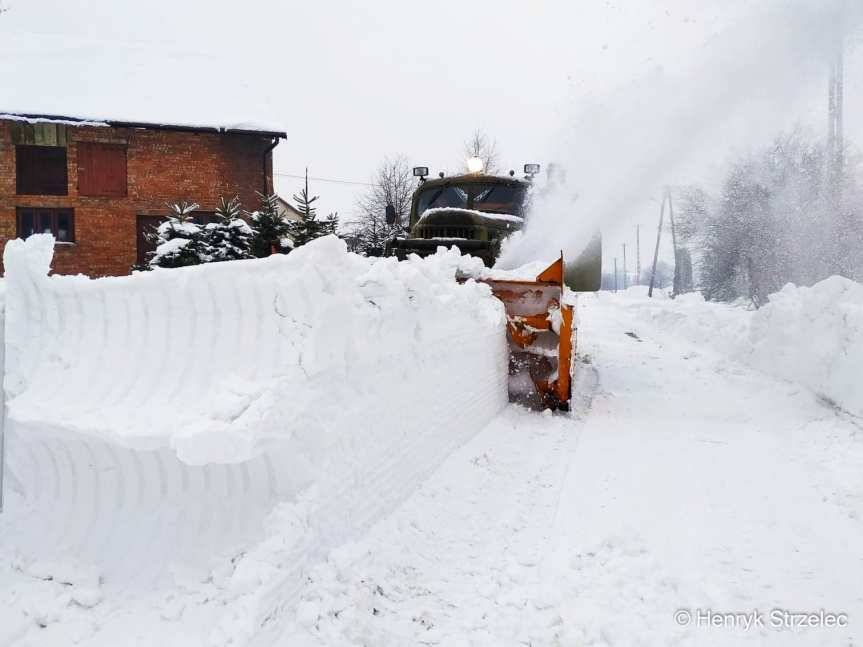 Gmina Nowy Żmigród. Walka z śnieżnym żywiołem