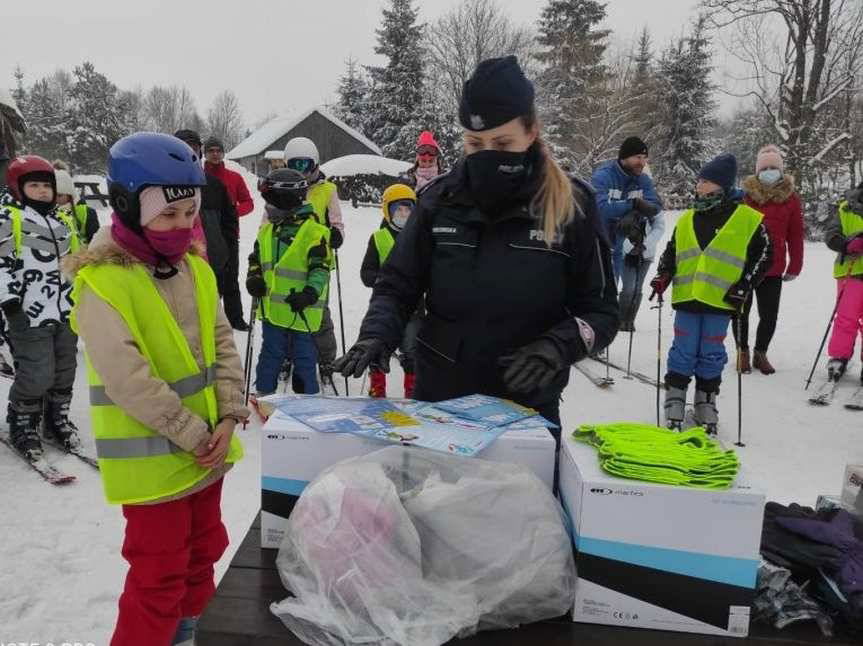 Świątkowa Wielka. Akcja "Kręci mnie bezpieczeństwo na stoku"