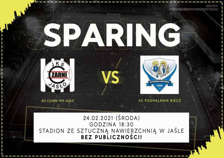 Sparing Czarnych Jasło z Podhalaninem Biecz