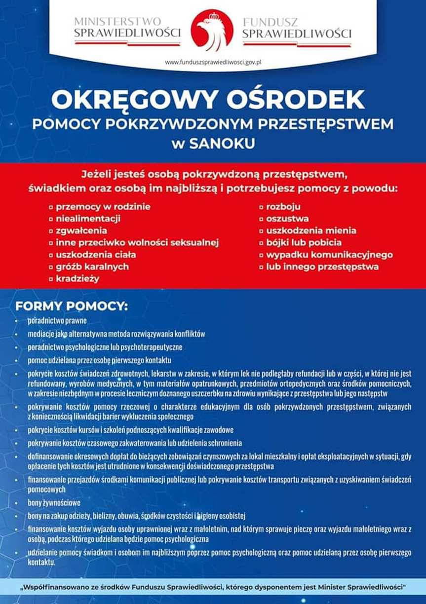 Tydzień pomocy osobom pokrzywdzonym przestępstwem
