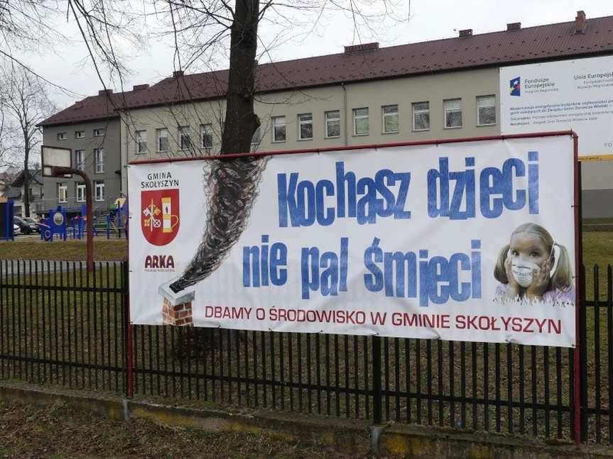 Gmina Skołyszyn. Kochasz dzieci - nie pal śmieci