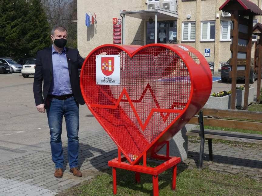 Serce na nakrętki w Skołyszynie
