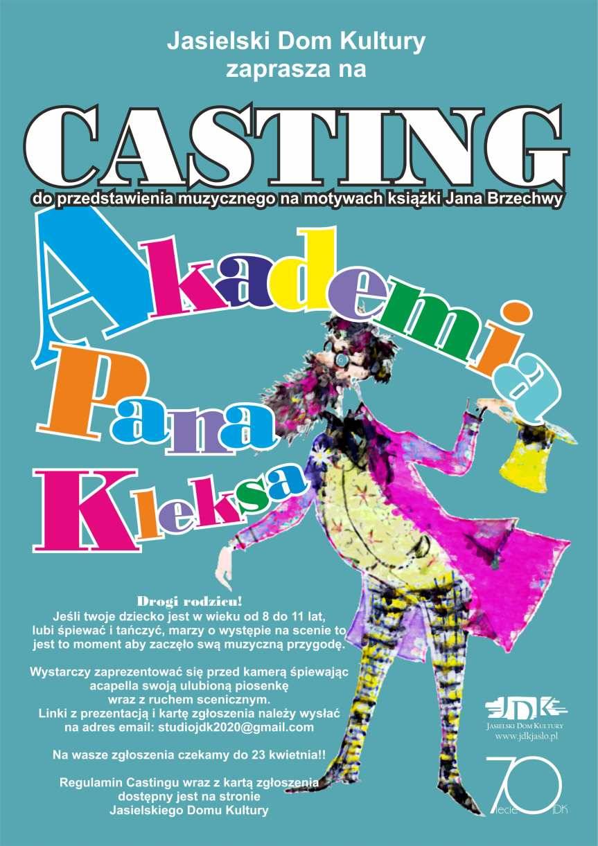 JDK organizuje casting do Akademii Pana Kleksa