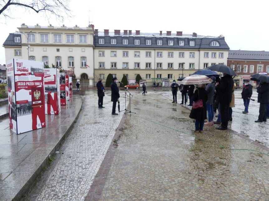 "TU rodziła się Solidarność" na jasielskim rynku