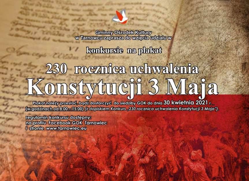 Tarnowiec. Konkurs dla dzieci z okazji rocznicy Konstytucji 3 Maja