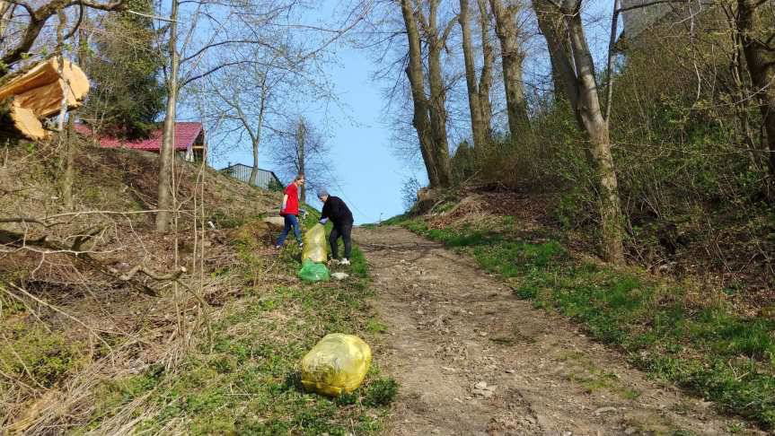 Urzędnicy sprzątali śmieci w Nowym Żmigrodzie