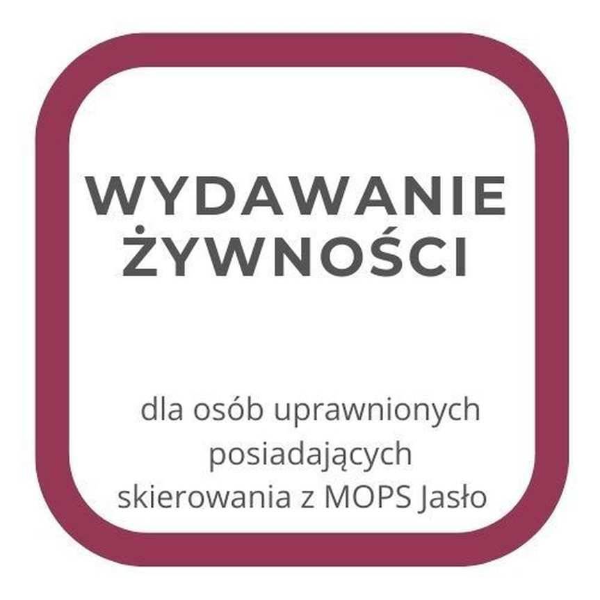 Jasło. Wydawanie żywności
