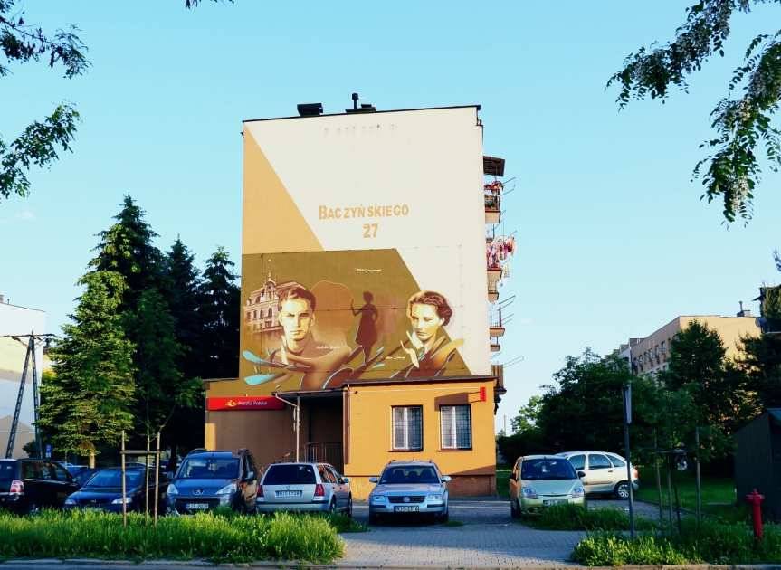 Mural Krzysztofa Kamila Baczyńskiego w Jaśle