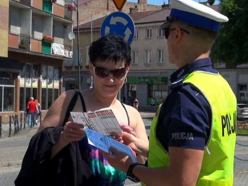 Akcja jasielskiej policji "Bądź rozważny na drodze"