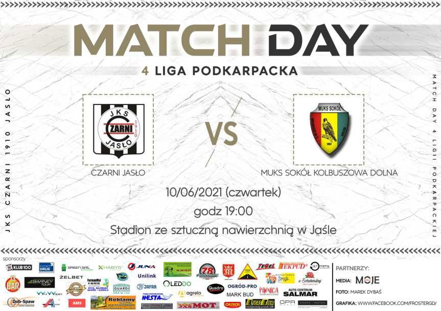 Piłka nożna. IV liga podkarpacka. Czarni Jasło grają dzisiaj o honor z Sokołem Kolbuszowa Dolna