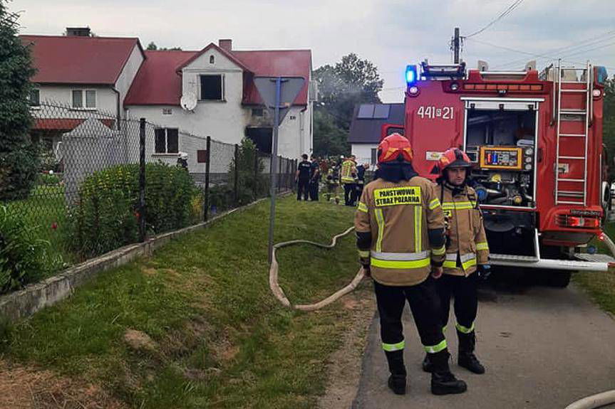 Tragiczny pożar w Brzyskach