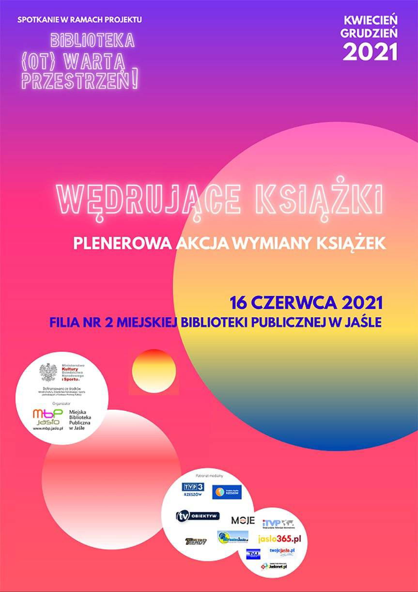 Wędrujące książki! - plenerowa akcja wymiany książek