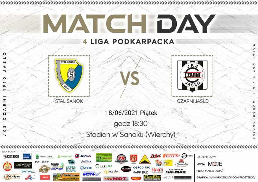 Piłka nożna. Czarni Jasło dzisiaj w Sanoku żegnają się z IV ligą