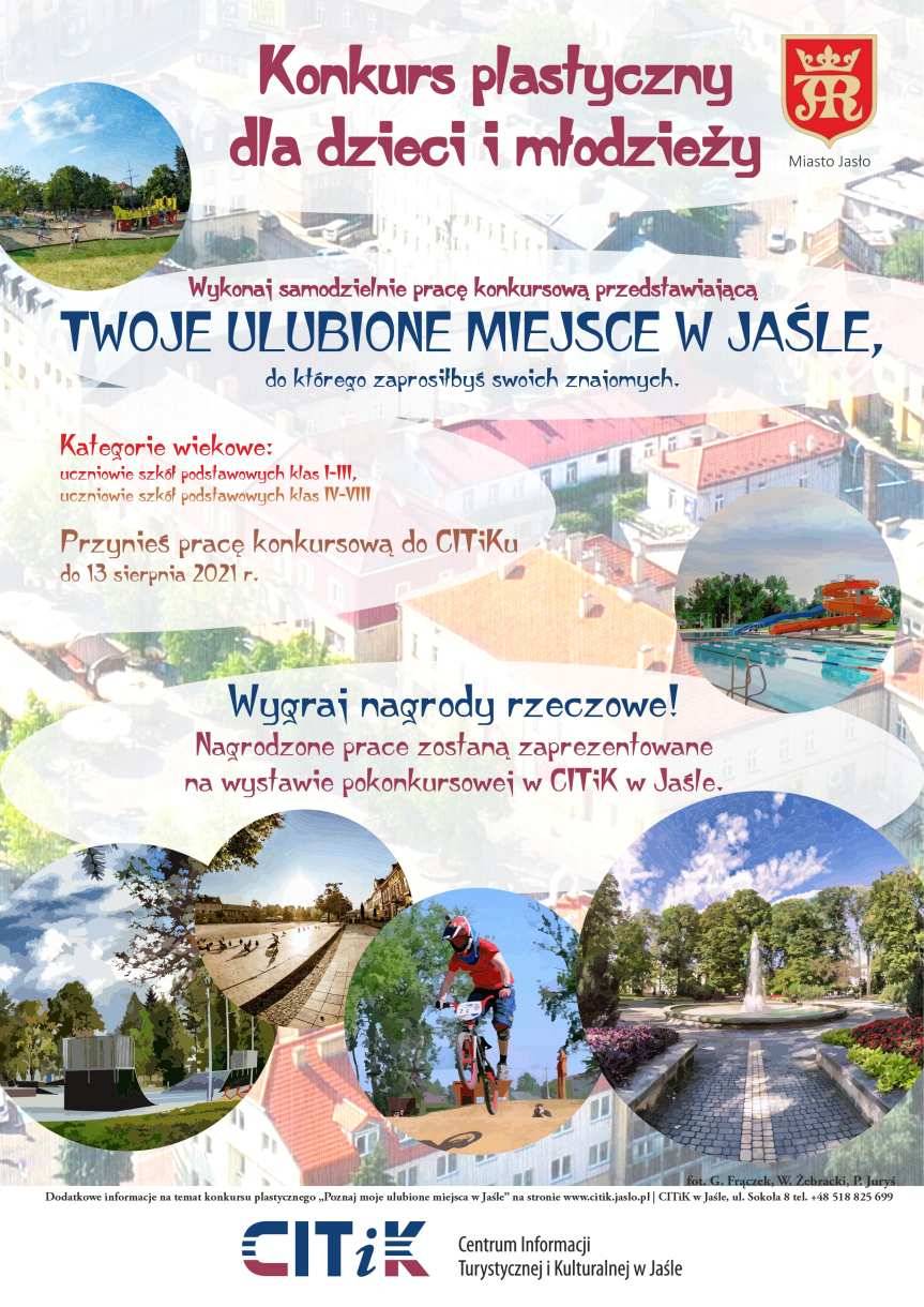 Konkurs plastyczny o ulubionych miejscach w Jaśle