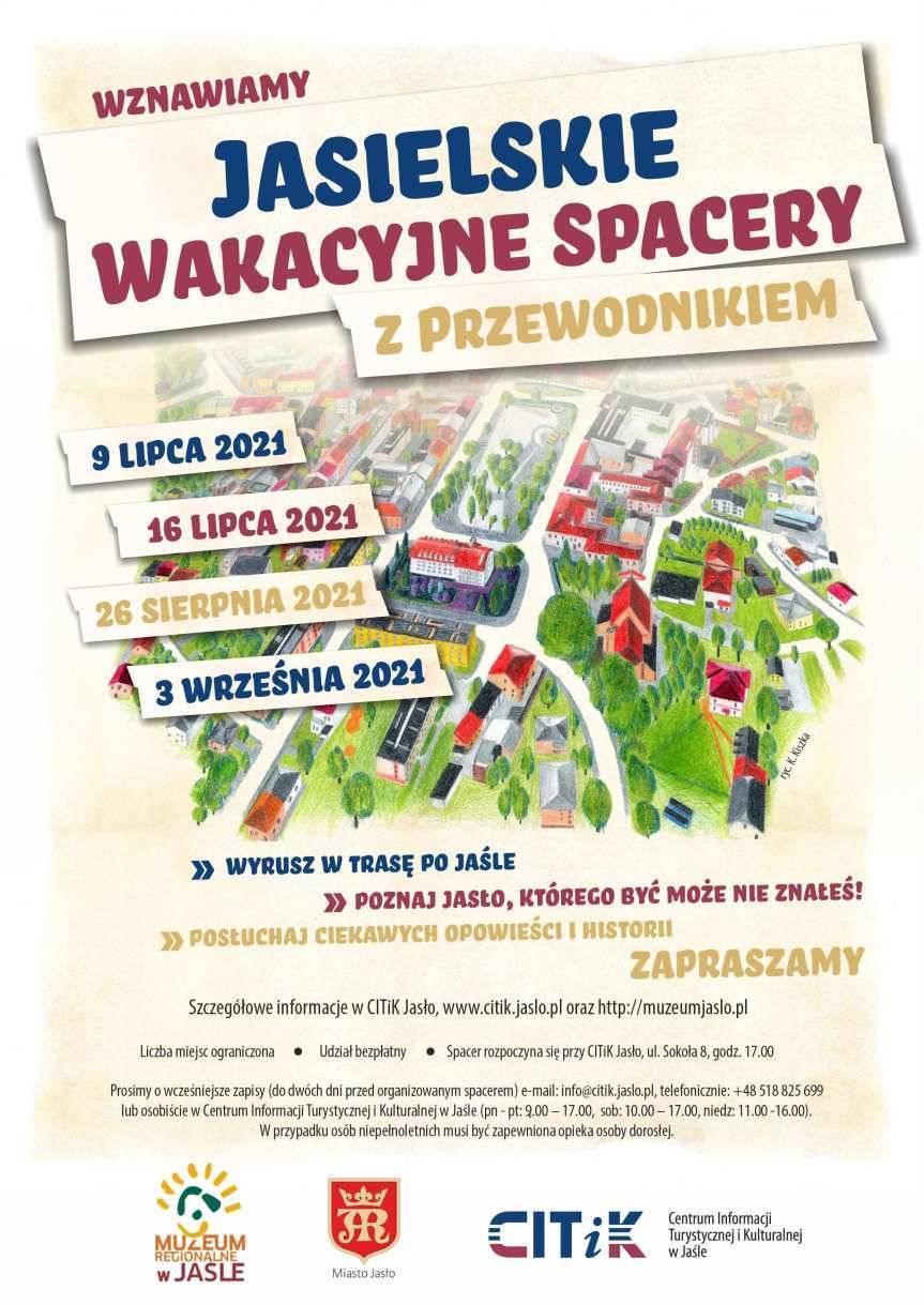Wakacyjne spacery z przewodnikiem po Jaśle