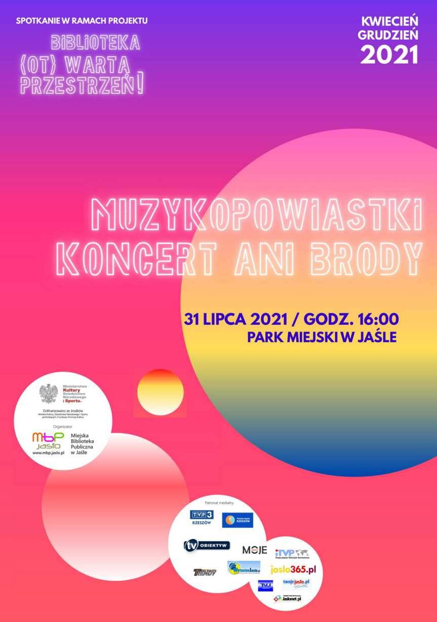 "Muzykopowiastki" - koncert Ani Brody w Jaśle