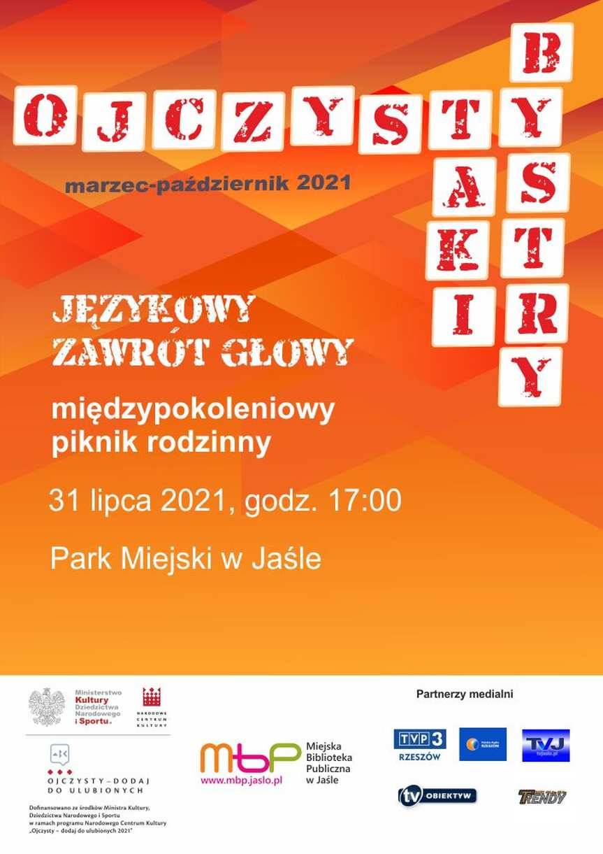 Językowy zawrót głowy - międzypokoleniowy piknik rodzinny w Jaśle