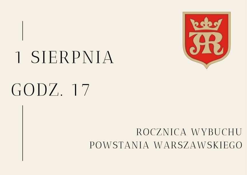 W rocznicę wybuchu Powstania Warszawskiego zawyją syreny alarmowe