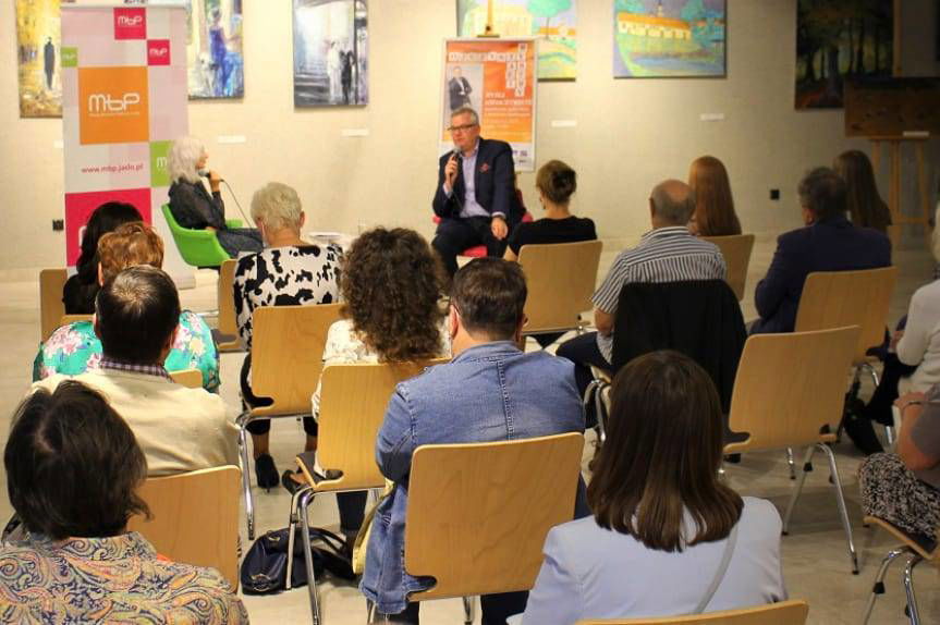 Artur Andrus był gościem MBP w Jaśle