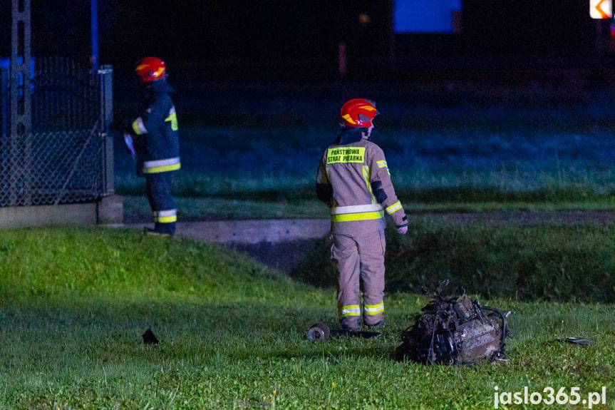 Wypadek w Krajowicach, cztery osoby poszkodowane