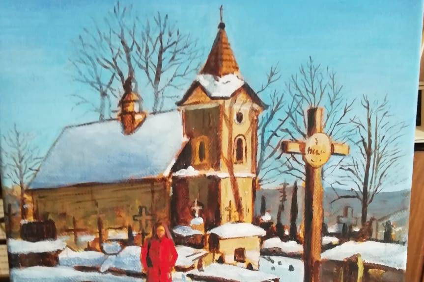 Wernisaż malarstwa Janusza Gilewicza w muzeum w Nowym Żmigrodzie