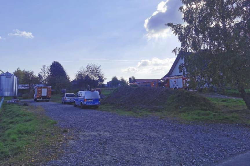 Pożar w jednym z domów we Wrocance