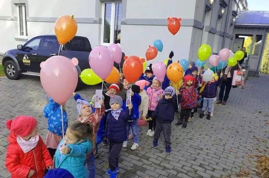 Najmłodsi świętowali urodziny misia