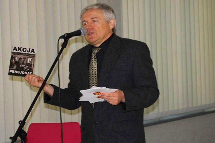 Spotkanie z Piotrem Hudymą w MBP w  Jaśle