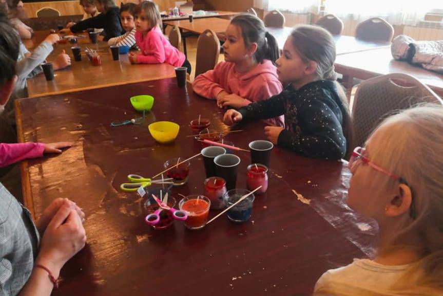 Warsztaty rękodzielnicze dla dzieci w Osieku Jasielskim