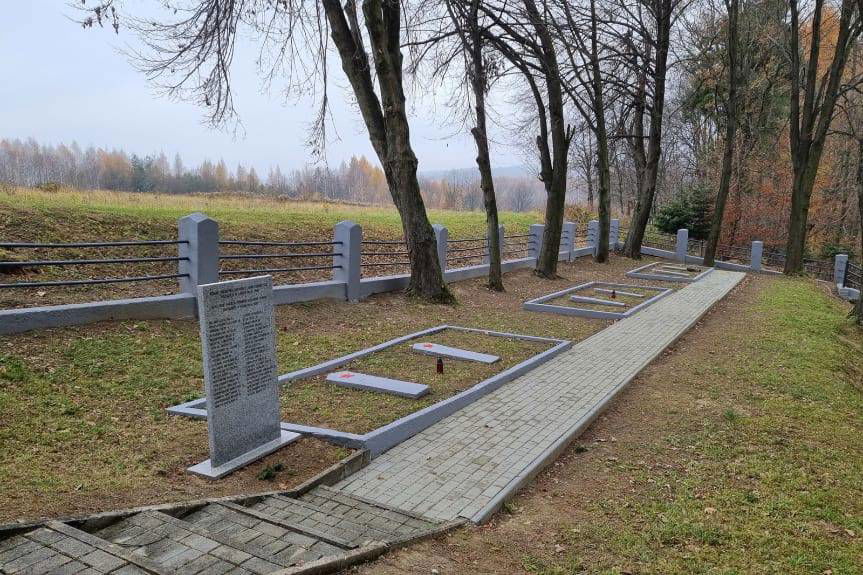 Cmentarz wojenny w Bierówce został odnowiony