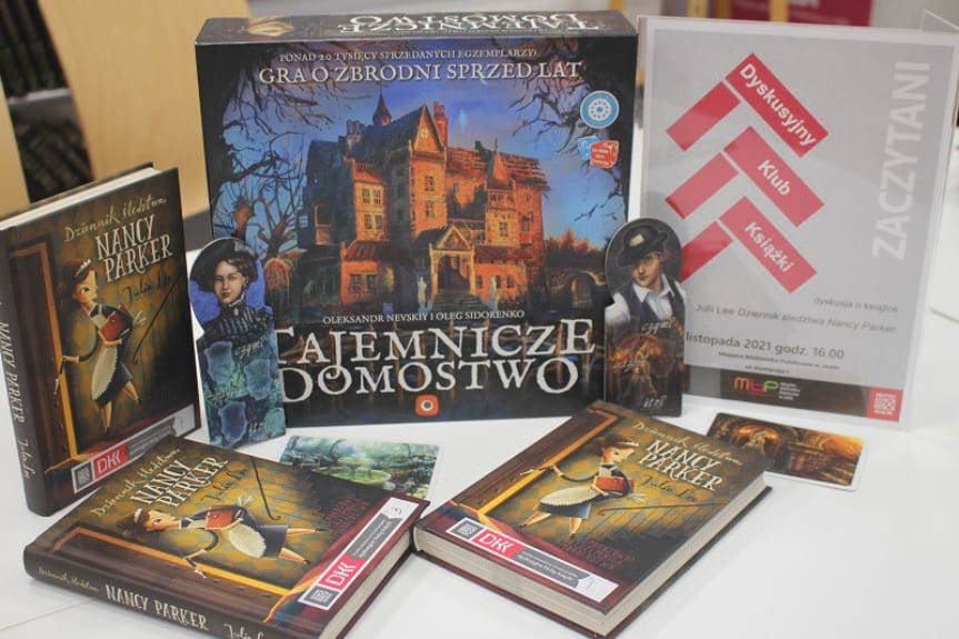 Spotkali się porozmawiać o książce "Dziennik śledztwa Nancy Parker"