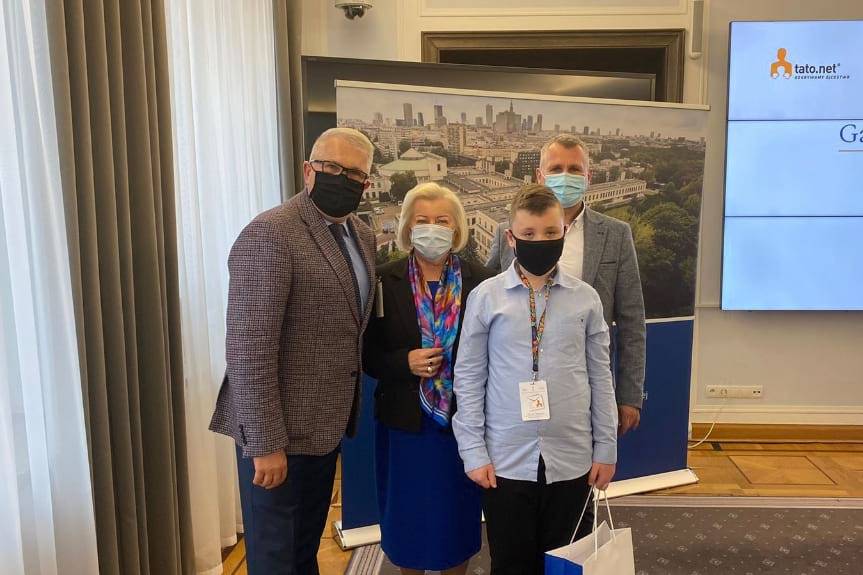 Jakub Świszcz nagrodzony w Senacie RP