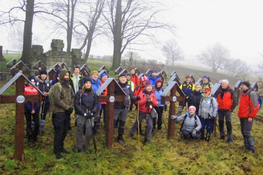 Wędrowali urokliwymi ścieżkami polsko-słowackiego pogranicza w Magurskim Parku Narodowym