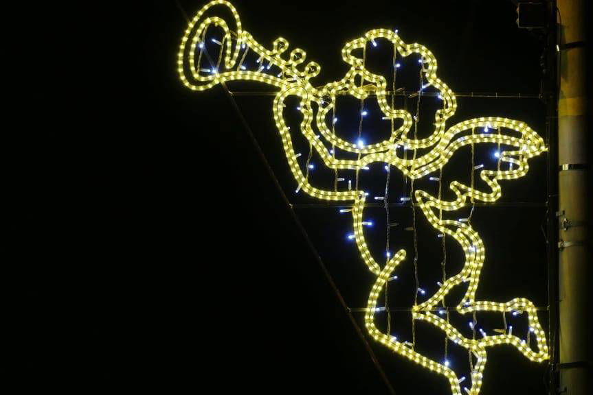 Świąteczna iluminacja rozświetla Skołyszyn