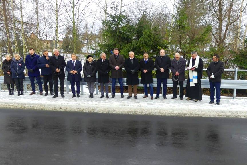 Odcinek drogi powiatowej Jasło - Łajsce - Zręcin oddano do użytkowania