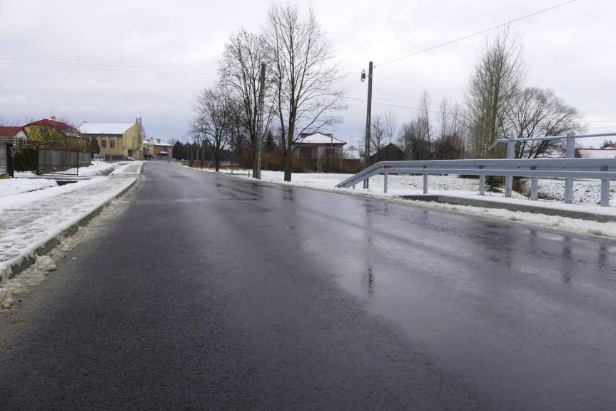 Odcinek drogi powiatowej Jasło - Łajsce - Zręcin oddano do użytkowania