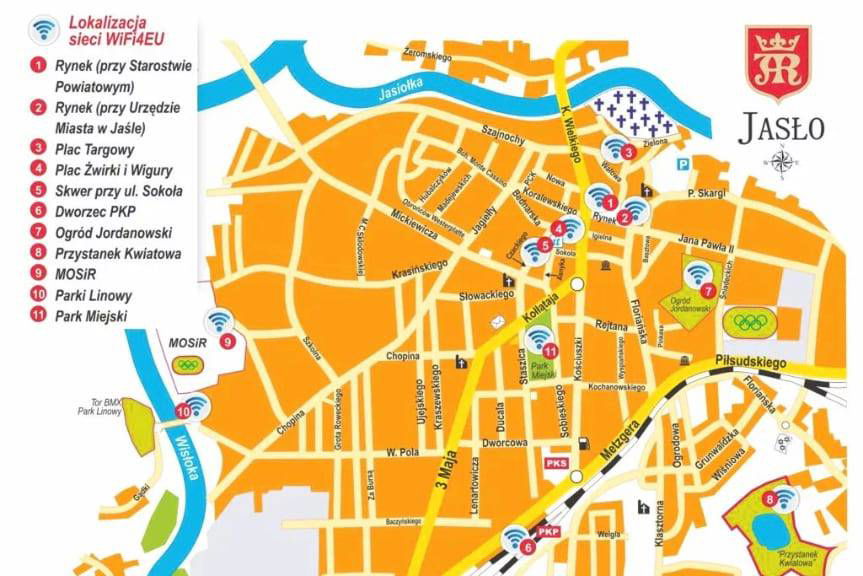 W Jaśle można skorzystać z darmowego WiFi4EU 