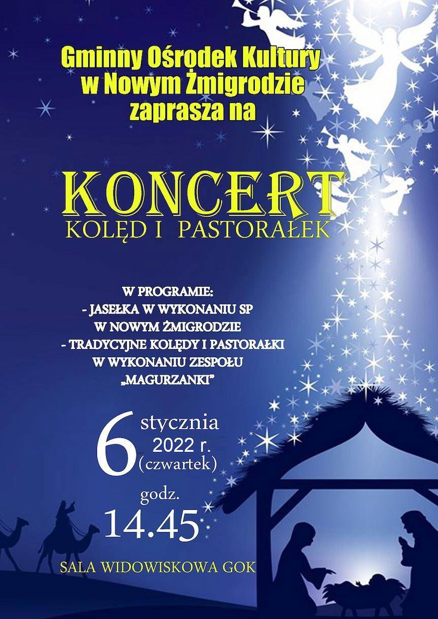 Już jutro Koncert Kolęd i Pastorałek w Nowym Żmigrodzie