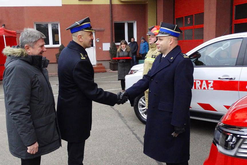 Nowe samochody dla jasielskich strażaków