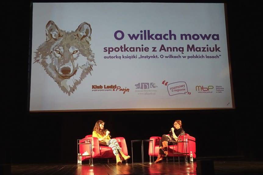 "Bardziej boję się ludzi niż wilków" - spotkanie autorskie z Anną Maziuk