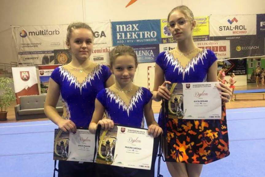 Sukcesy uczestników zajęć akrobatyki sportowej