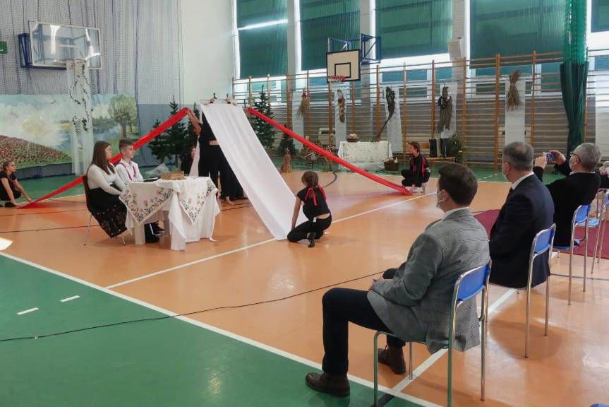 Uczniowie z zagranicy w szkole w Skołyszynie