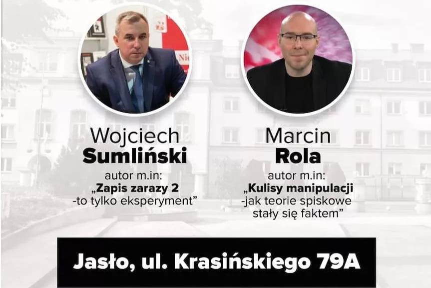 Spotkanie autorskie z Wojciechem Sumlińskim i Marcinem Rolą