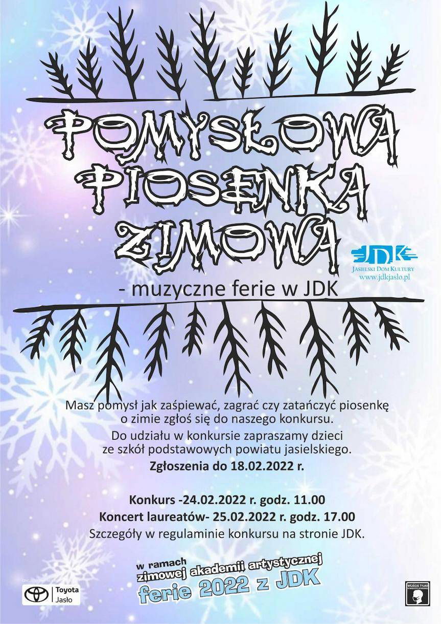 Pomysłowa piosenka zimowa - muzyczne ferie w JDK