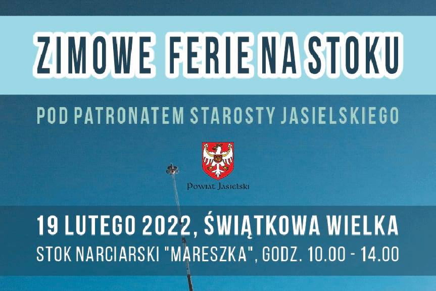 Zimowe ferie na stoku pod patronatem Starosty Jasielskiego