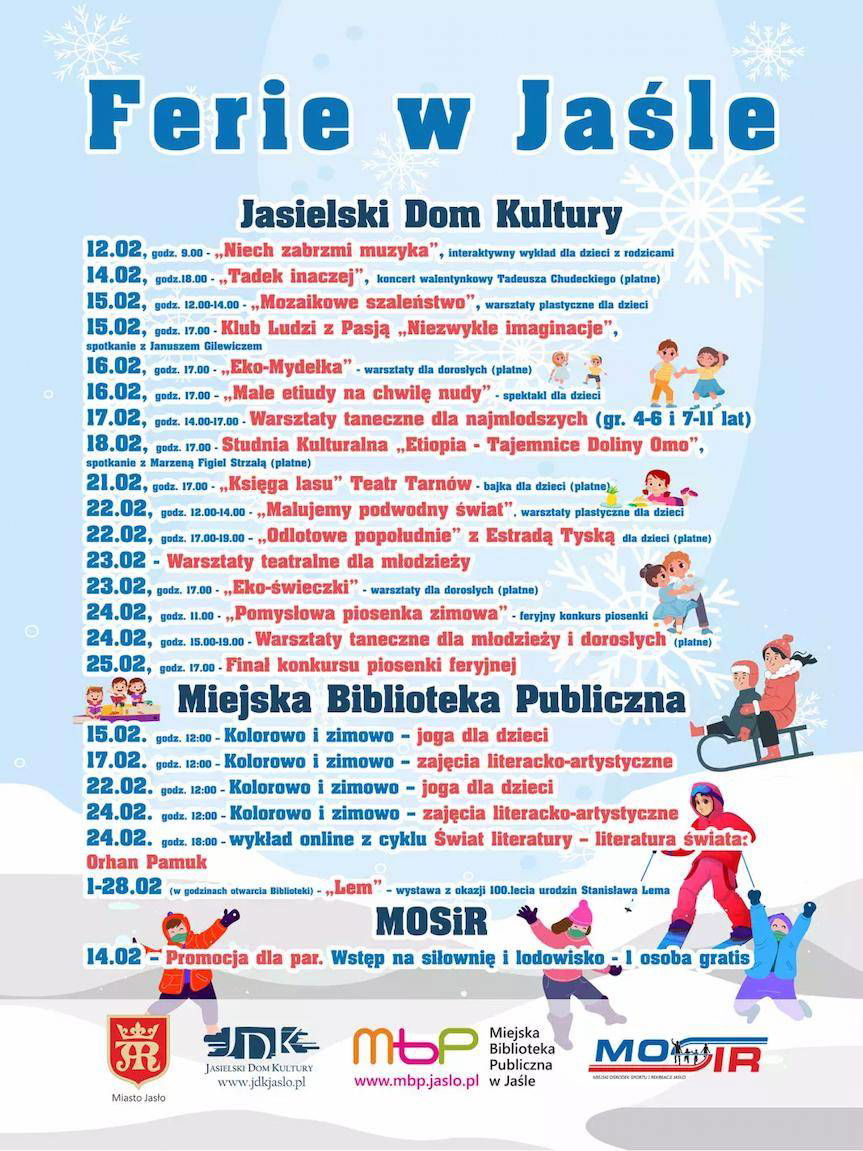 Spędź ferie w Jaśle. Sporo będzie się działo