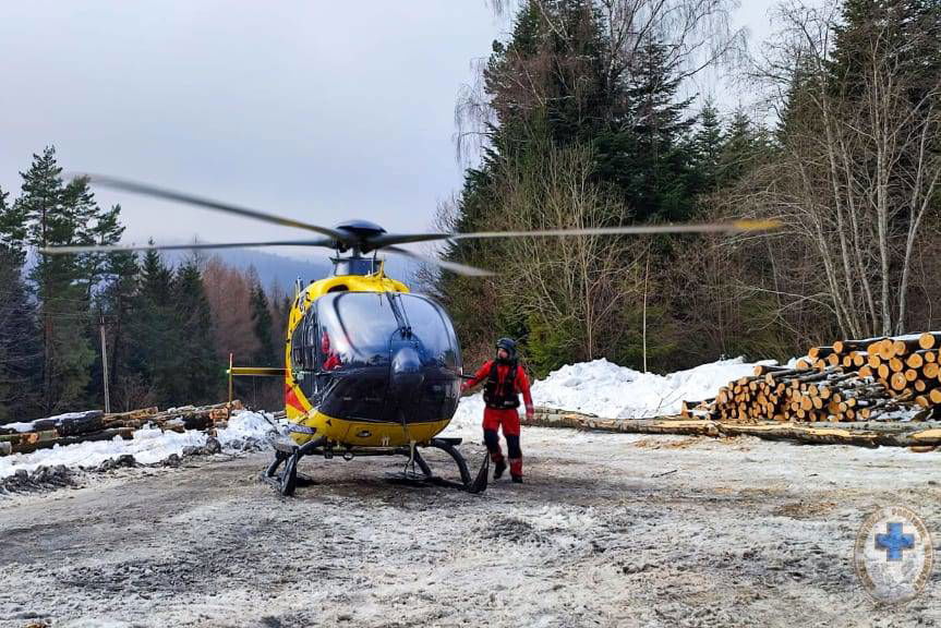 Tragiczny wypadek w lesie. Zginął mężczyzna