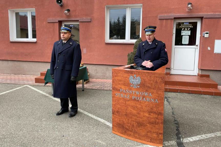 Zastępca Komendanta Powiatowego PSP w Jaśle mł. bryg. Jarosław Lula odszedł na emeryturę