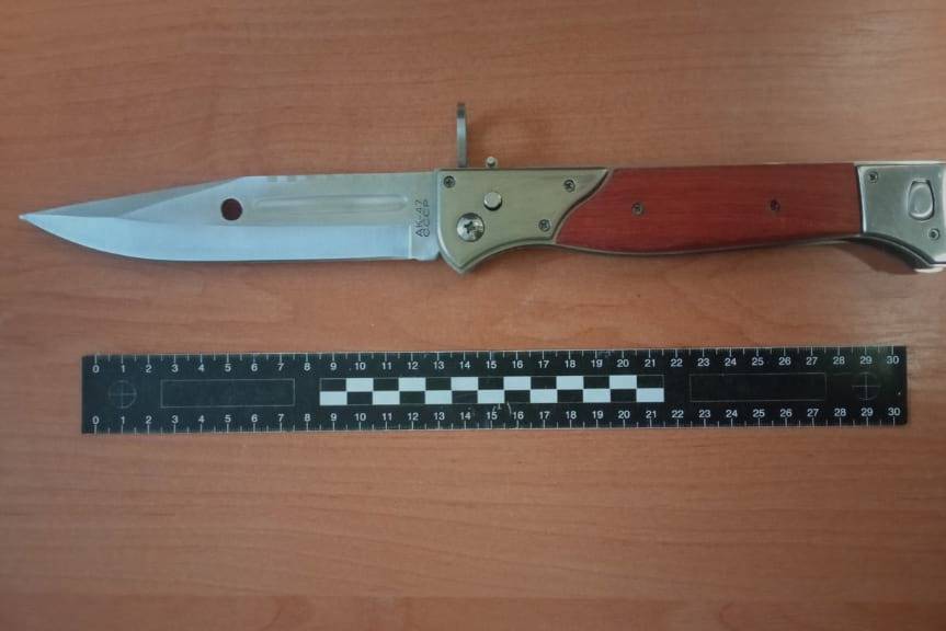 Groził nożem kierowcy autobusu